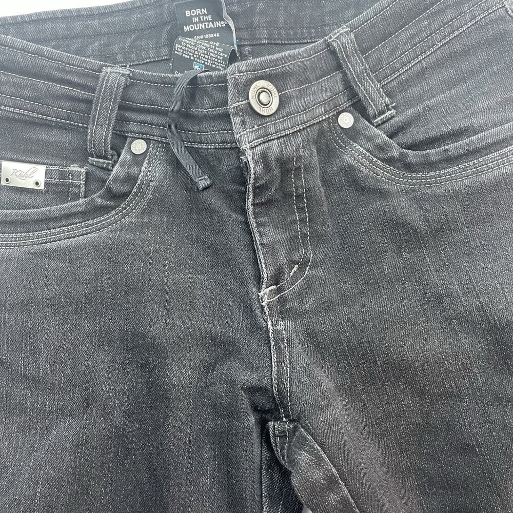 KUHL Legendary Pants Womens 2s Jeans Black 28x30 Slim - Picture 10 of 16